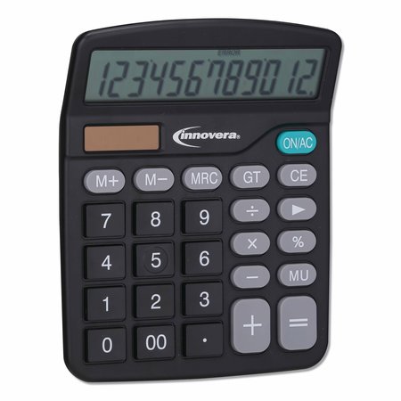 Innovera Desktop Calculator 15923, 12-Digit, LCD IVR15923